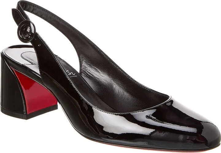 Christian Louboutin So Jane 55 Slingback Patent Pump