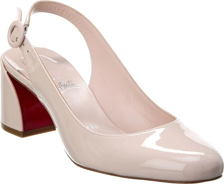 Christian Louboutin So Jane 55 Slingback Patent Pump