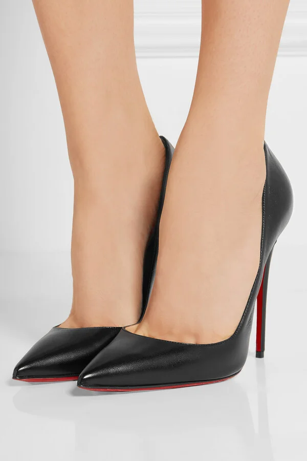 Christian Louboutin - So Kate 120 Leather Pumps - Black - Image 2