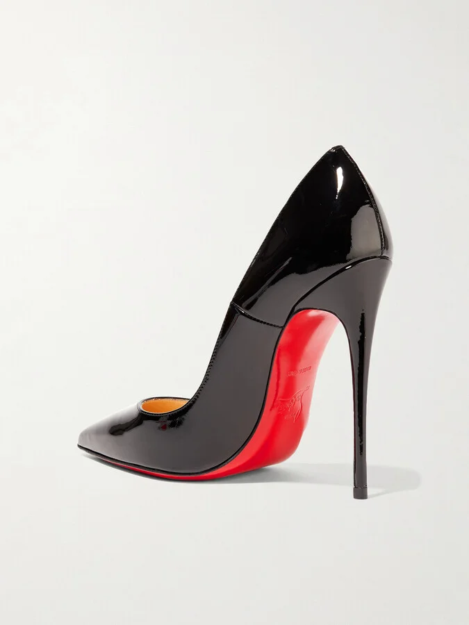 Christian Louboutin - So Kate 120 Patent-leather Pumps - Black - Image 3