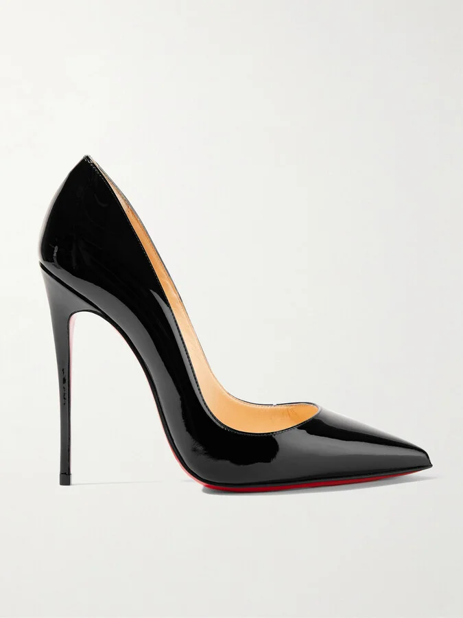 Christian Louboutin - So Kate 120 Patent-leather Pumps - Black