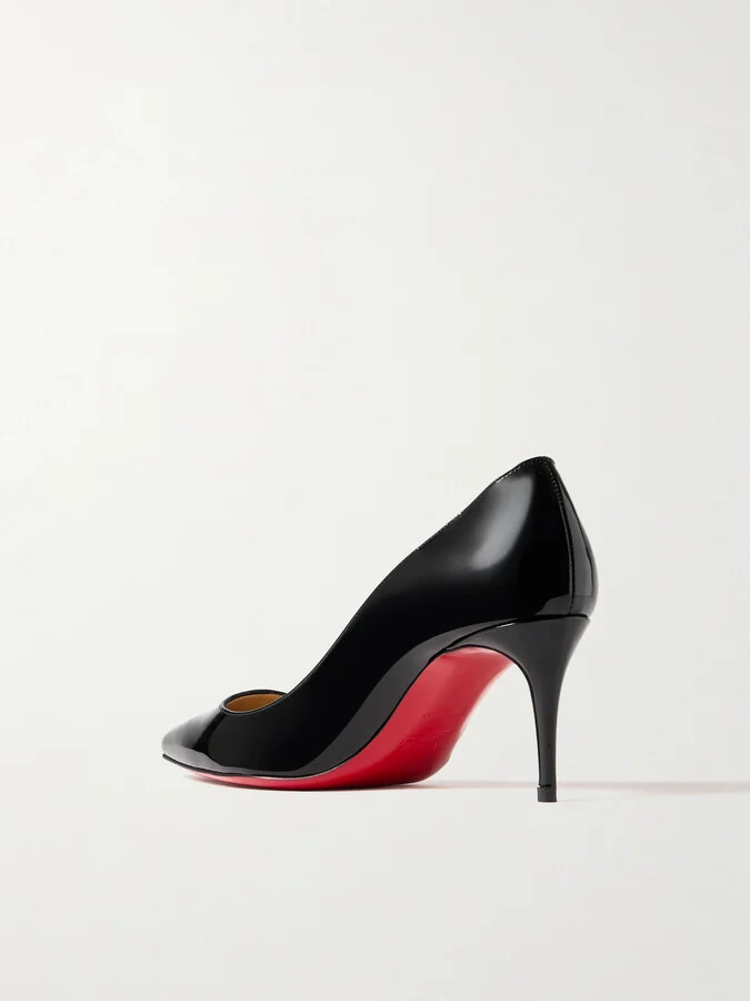 Christian Louboutin - So Kate 70 Patent-leather Pumps - Black - Image 3