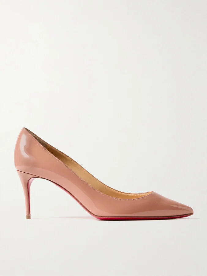 Christian Louboutin - So Kate 70mm Patent-leather Pumps - Neutrals