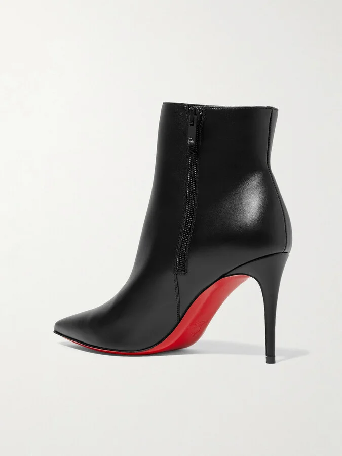 Christian Louboutin - So Kate Booty 85 Leather Ankle Boots - Black - Image 3