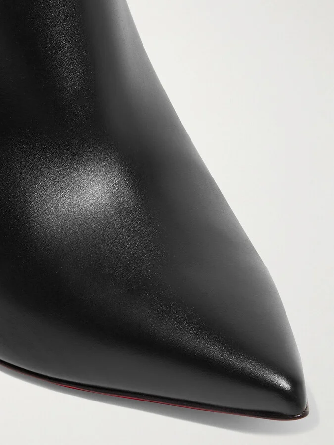 Christian Louboutin - So Kate Booty 85 Leather Ankle Boots - Black - Image 4