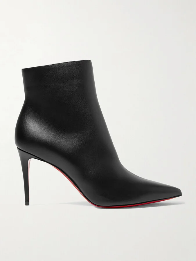 Christian Louboutin - So Kate Booty 85 Leather Ankle Boots - Black