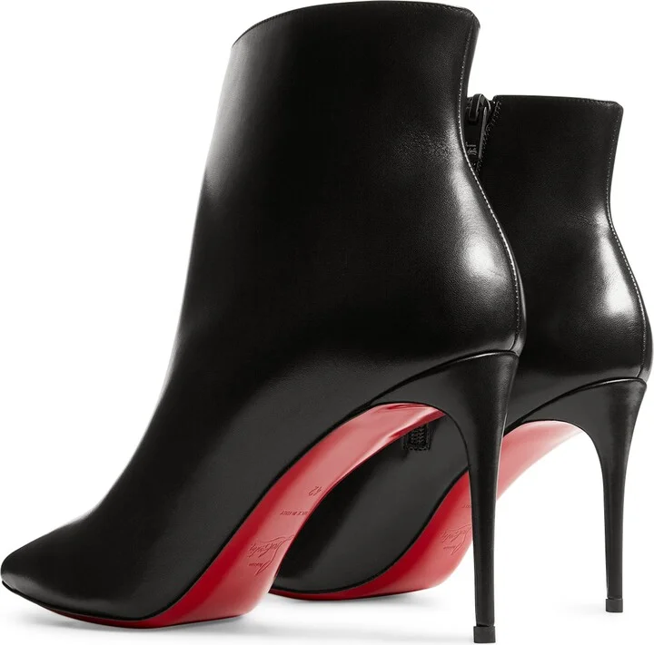 Christian Louboutin So Kate Leather Ankle Boots 85 - Image 6
