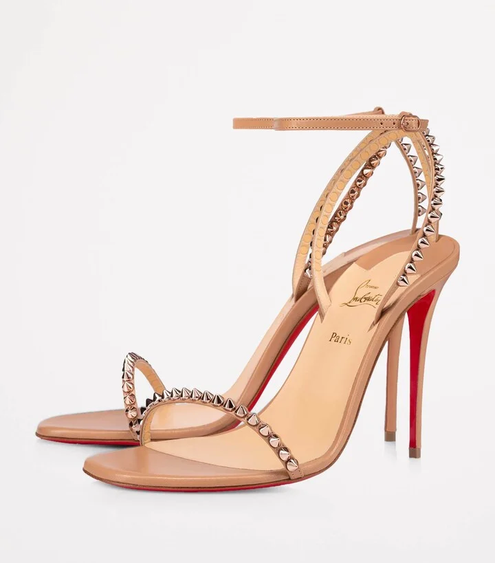 Christian Louboutin So Me Leather Heeled Sandals 100 - Image 2