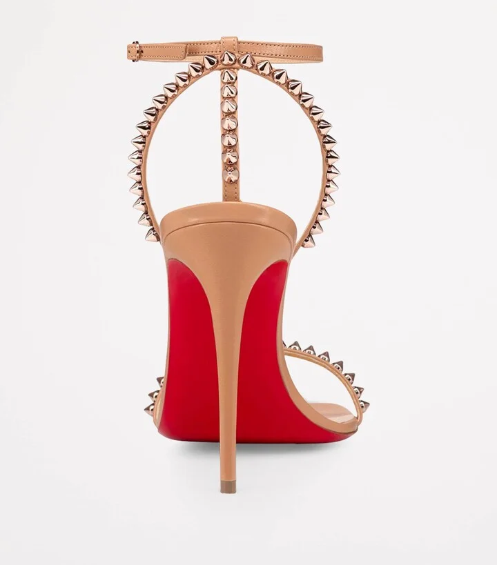 Christian Louboutin So Me Leather Heeled Sandals 100 - Image 3
