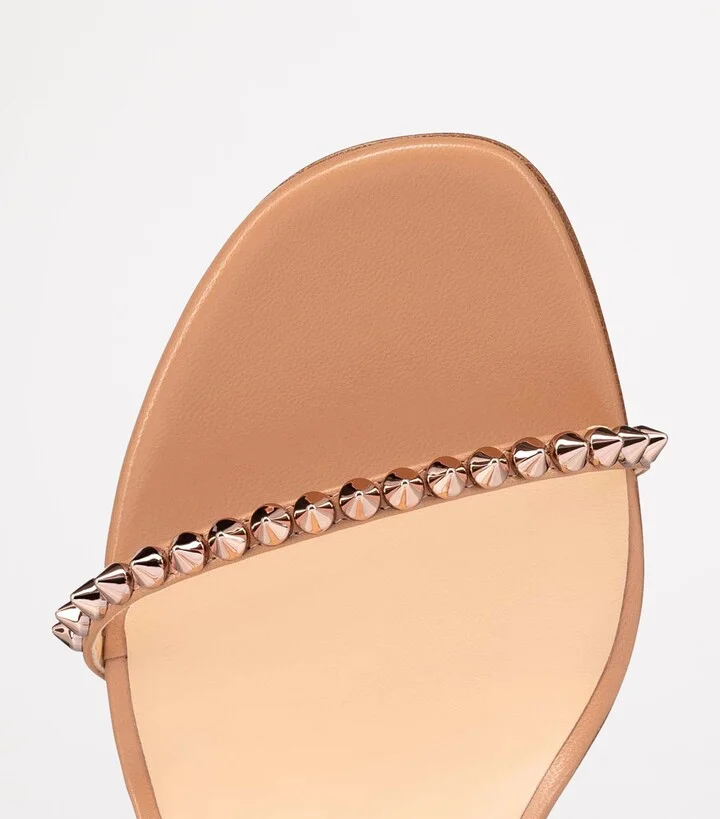 Christian Louboutin So Me Leather Heeled Sandals 100 - Image 4