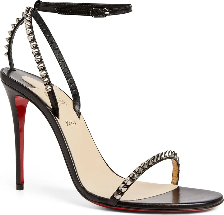 Christian Louboutin So Me Leather Sandals 100 - Image 6