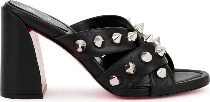 Christian Louboutin Spika Club 85 Studded Leather Mules