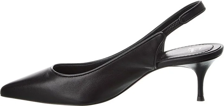 Christian Louboutin Sporty Kate 55 Leather Slingback Pump - Image 2