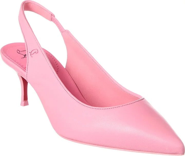 Christian Louboutin Sporty Kate 55 Leather Slingback Pump
