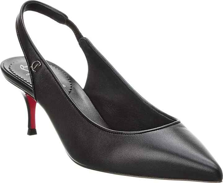 Christian Louboutin Sporty Kate 55 Leather Slingback Pump