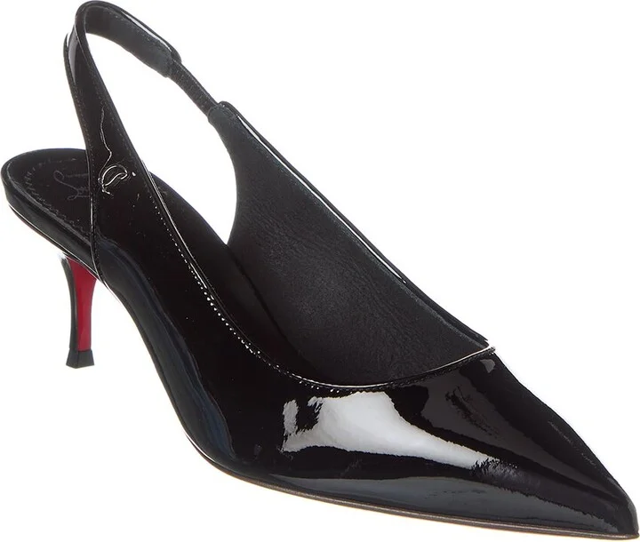 Christian Louboutin Sporty Kate 55 Patent Slingback Pump