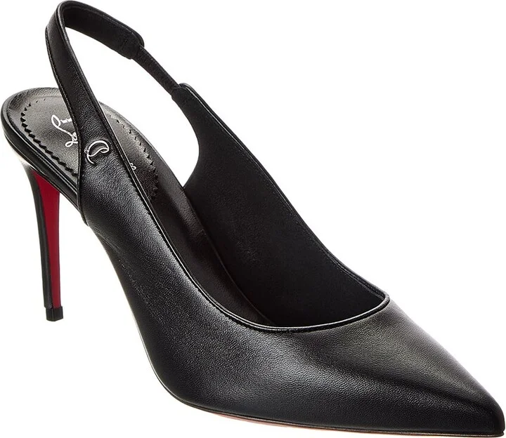 Christian Louboutin Sporty Kate 85 Leather Slingback Pump