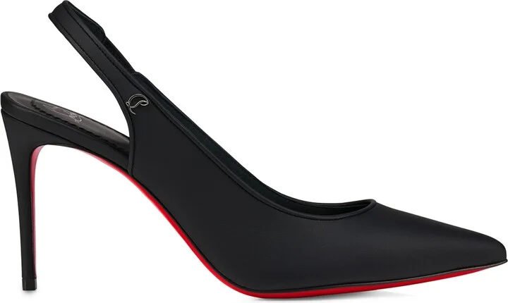 Christian Louboutin Sporty Kate Leather Slingback Pumps 85