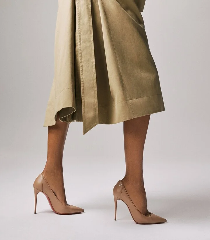 Christian Louboutin Sporty Kate Nappa Leather Pumps 100 - Image 2