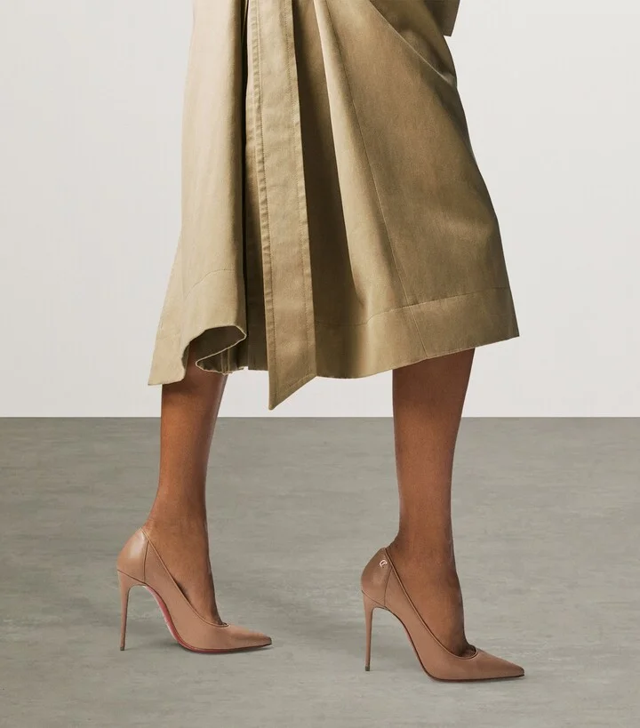 Christian Louboutin Sporty Kate Nappa Leather Pumps 100 - Image 3