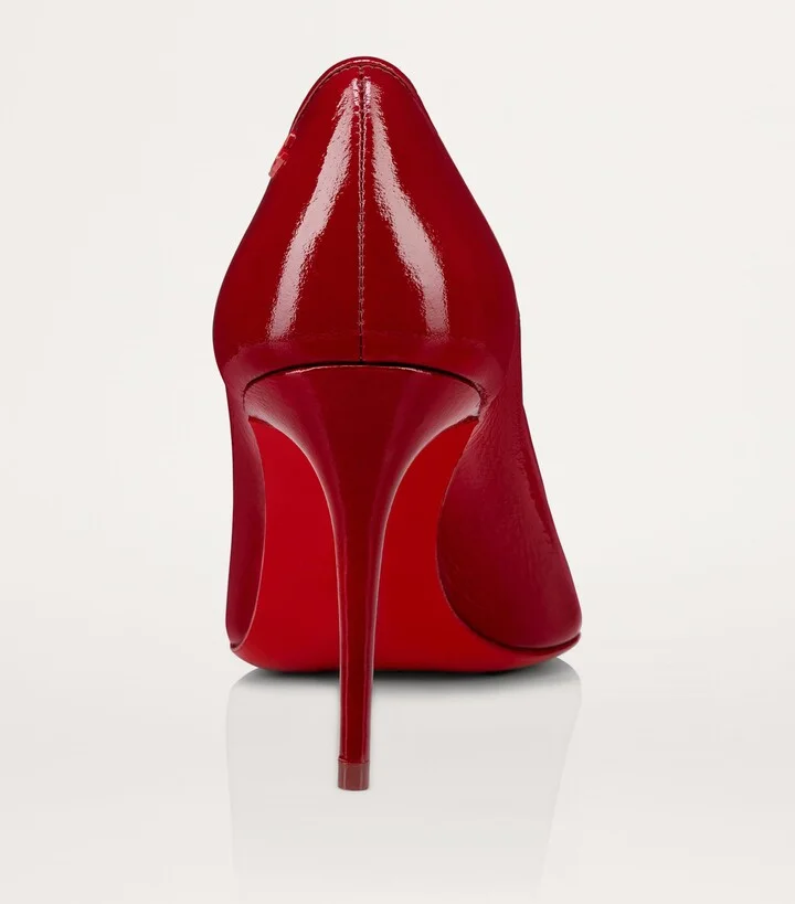 Christian Louboutin Sporty Kate Patent Leather Pumps 85 - Image 4
