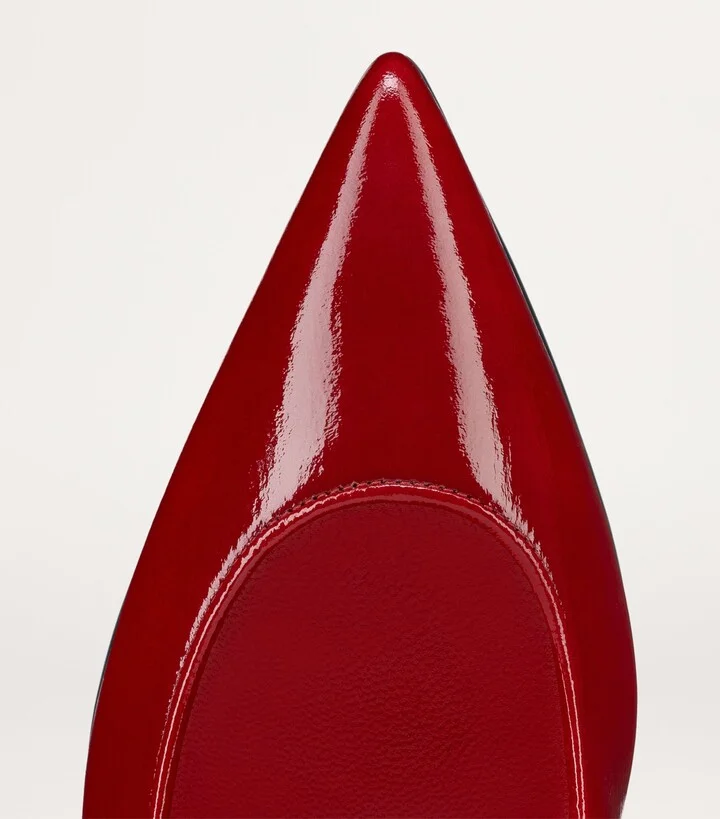 Christian Louboutin Sporty Kate Patent Leather Pumps 85 - Image 5