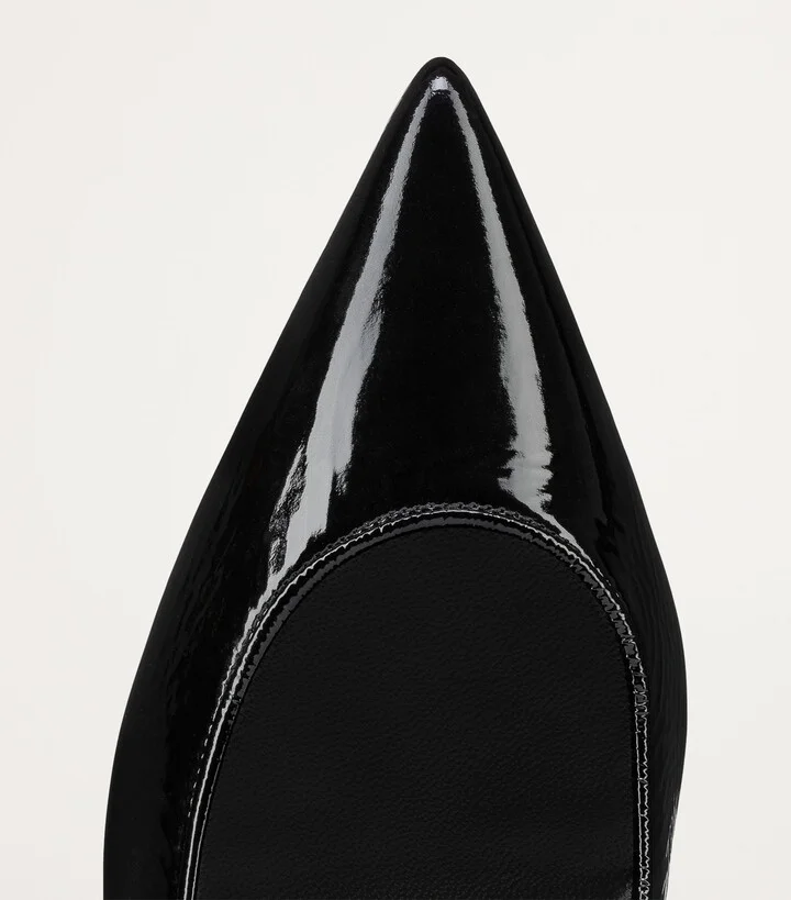 Christian Louboutin Sporty Kate Patent Leather Pumps 85 - Image 4