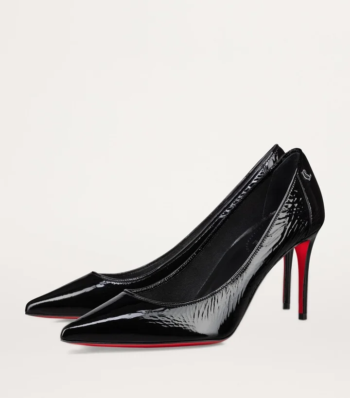 Christian Louboutin Sporty Kate Patent Leather Pumps 85 - Image 6