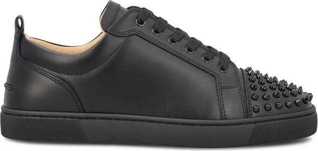 Christian Louboutin Stud Detailed Lace-Up Sneakers