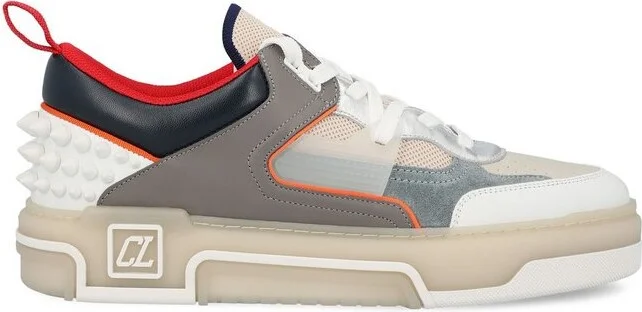 Christian Louboutin Stud Detailed Lace-Up Sneakers
