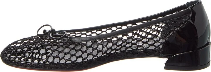 Christian Louboutin Sweetie Jane Mesh & Patent Ballerina Flat - Image 2