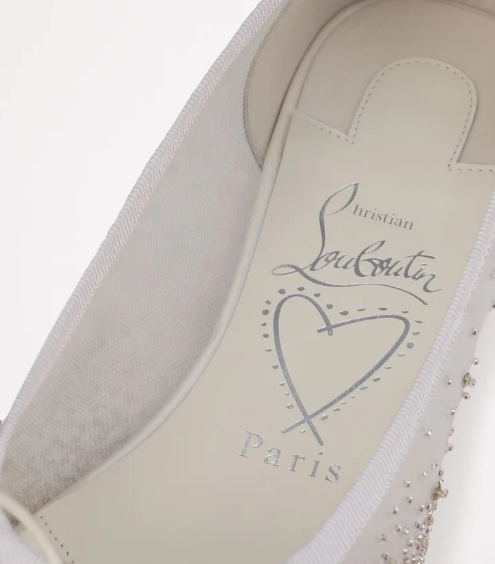 Christian Louboutin Sweetie Jane Strass Ballet Flats - Image 6