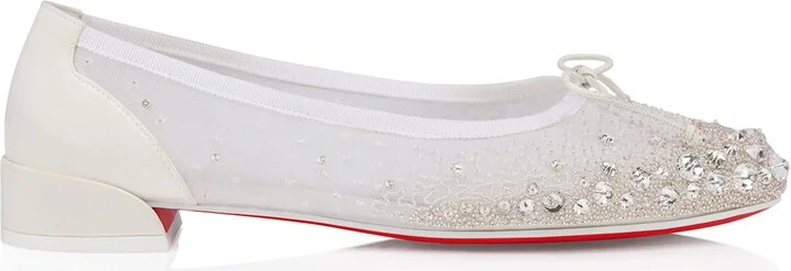 Christian Louboutin Sweetie Jane Strass Ballet Flats