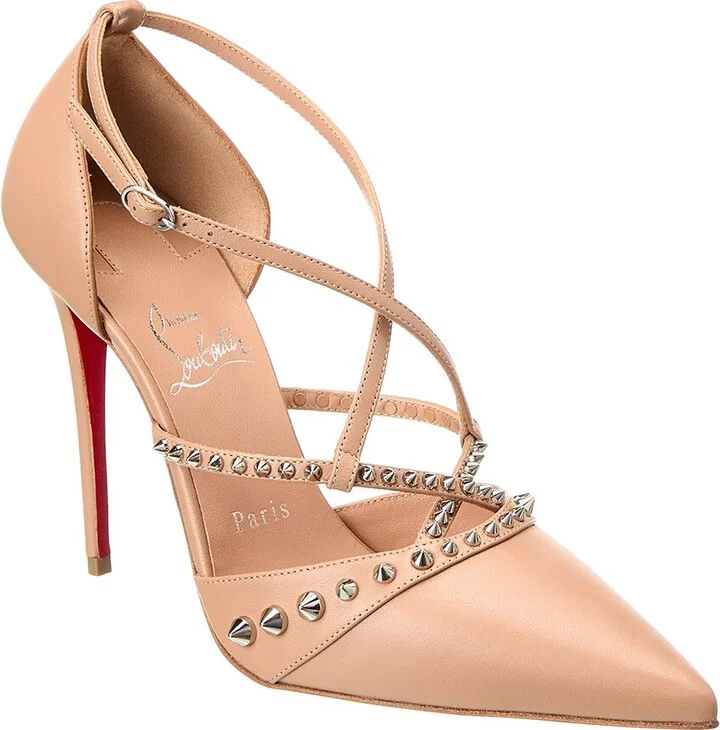 Christian Louboutin Tatooshka Spikes 100 Leather Pump