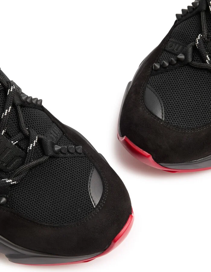 Christian Louboutin Trailnrun Panelled Knitted Sneakers - Image 3