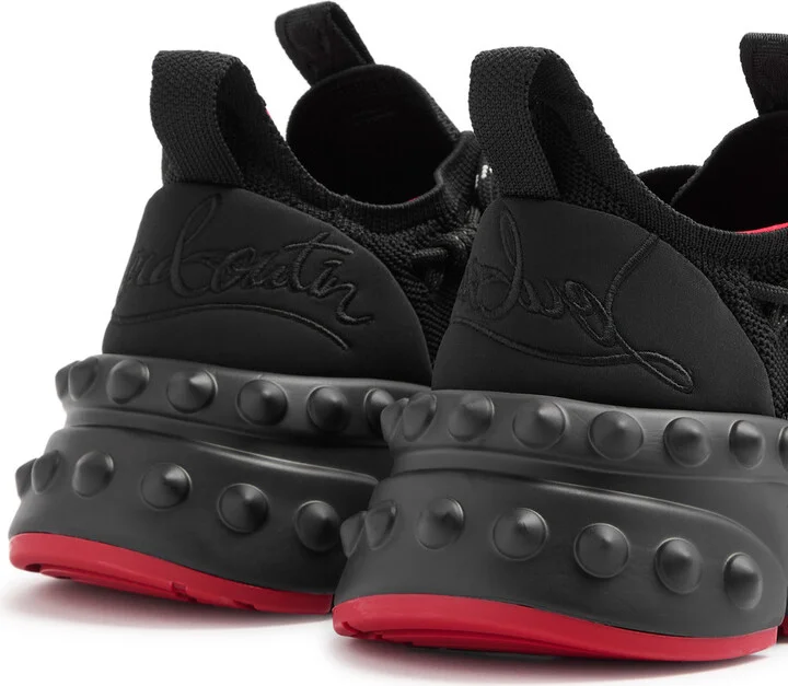 Christian Louboutin Trailnrun Panelled Knitted Sneakers - Image 4
