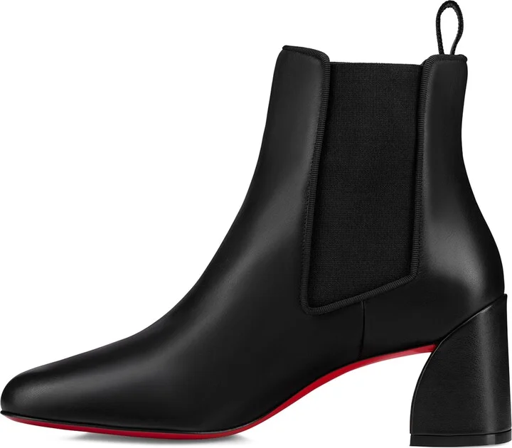 Christian Louboutin Turelastic Leather Ankle Boots 55 - Image 2