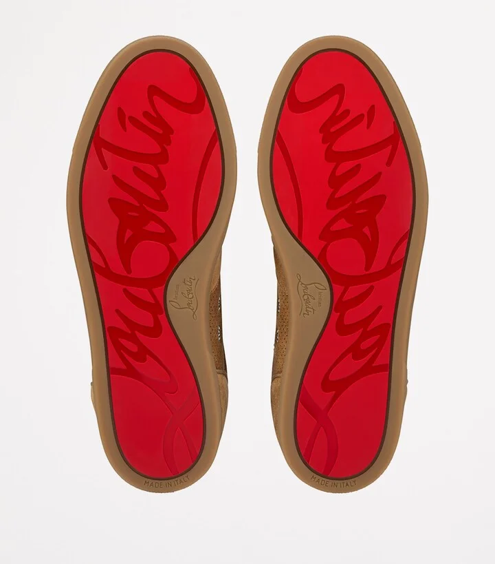 Christian Louboutin Tutti Rui Crosta Suede Sneakers - Image 4