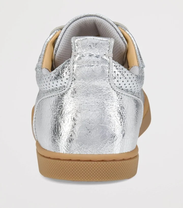 Christian Louboutin Tutti Rui Metallic Leather Sneakers - Image 6