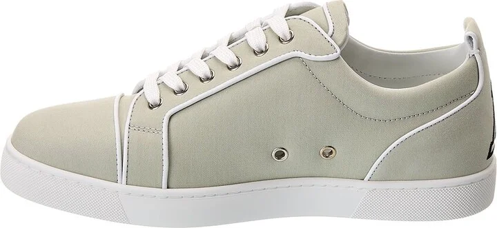 Christian Louboutin Varsijunior Gabardine & Leather Sneaker - Image 2