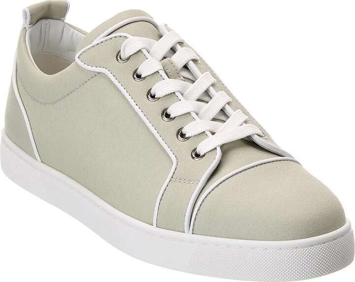 Christian Louboutin Varsijunior Gabardine & Leather Sneaker
