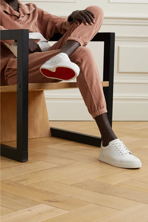 Christian Louboutin - Vieira Leather Sneakers - White - Image 2