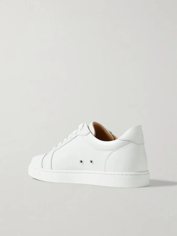 Christian Louboutin - Vieira Leather Sneakers - White - Image 3