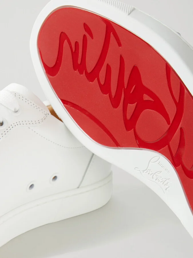 Christian Louboutin - Vieira Leather Sneakers - White - Image 4