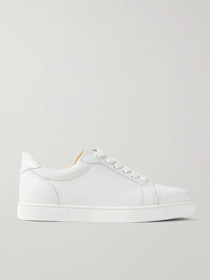 Christian Louboutin - Vieira Leather Sneakers - White