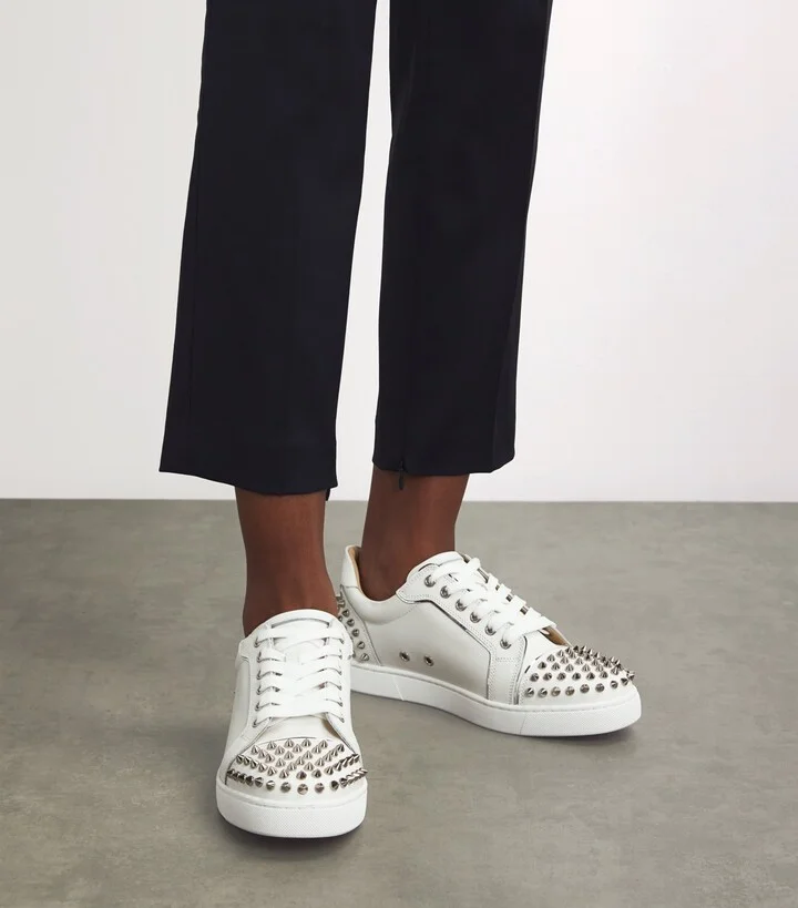 Christian Louboutin Vieira Spike-Embellished Sneakers - Image 2