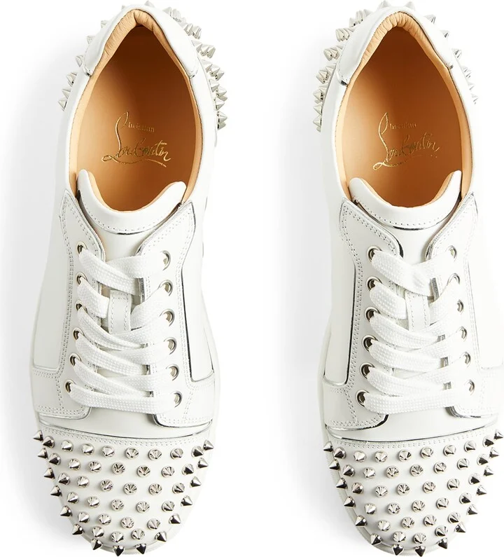Christian Louboutin Vieira Spike-Embellished Sneakers - Image 3