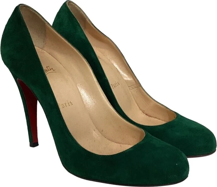 Christian Louboutin Women's Suede FIfi Pump (Authentic Pre-Loved)