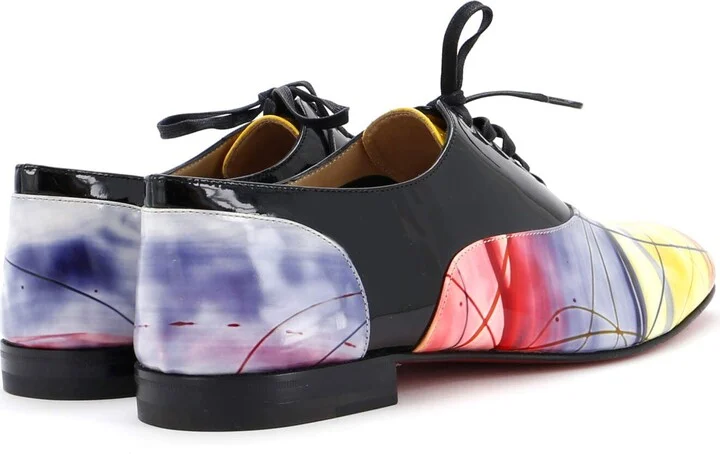 Christian Louboutin x Fredo Pollock Men's Oxfords Printed Patent - Image 3