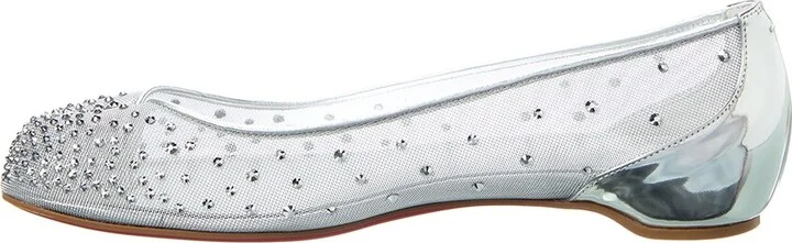 Christian Louboutin X Maison Margiela Marlougiela Strass Mesh & Patent Flat - Image 2